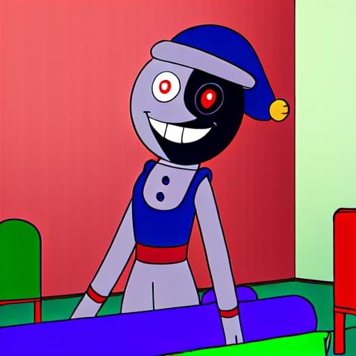 grey body,  blue clothing,  nightcap by RAYTRAC3R on Tensor.Art