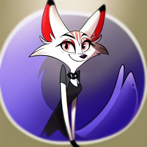 (Vivziepop style),  anthro,  canid by RAYTRAC3R on Tensor.Art