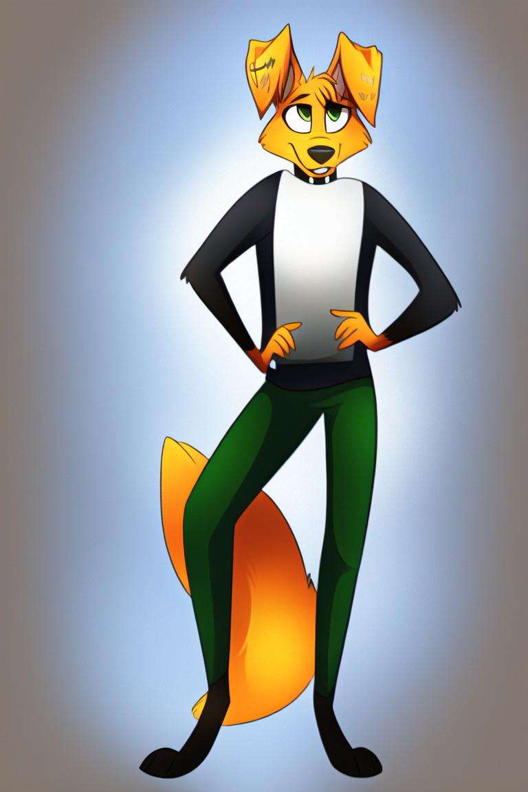 solo,  canine,  canid by RAYTRAC3R on Tensor.Art