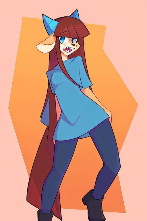 solo,  full body,  simple background by RAYTRAC3R on Tensor.Art
