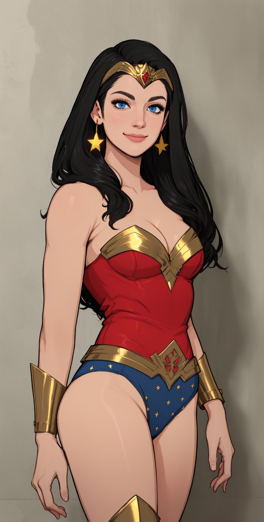 diana,  black hair,  blue eyes by eboyzane on Tensor.Art