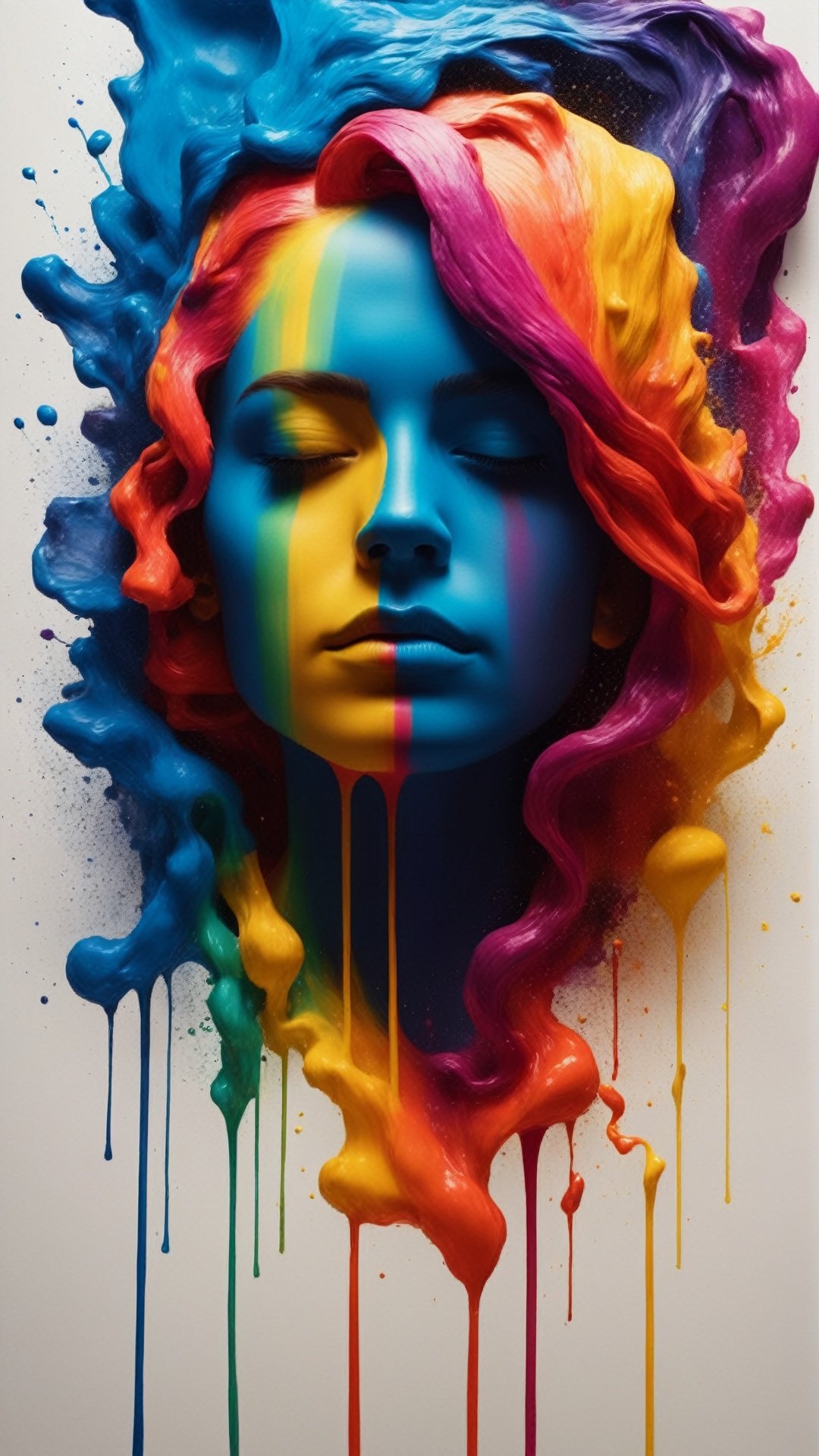 Colorful ink cascaded the canvas,  forming human face. full shot,  photo,  studio lighting,  sony a7,  35mm,  hyperrealistic,  big depth of field,  concept art,  colors,  hyperdetailed,  hyperrealistic,  (big depth of field),  (moody lighting),  (ambient light),  ((cinematic)), Naturalbody, Natural body, <lora:EMS-20876-EMS:0.400000>, , <lora:EMS-33527-EMS:0.800000>, , <lora:EMS-32781-EMS:0.800000>