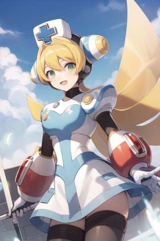 cinnamon_megamanxcm,  1girl,  solo by NeoxiraN on Tensor.Art