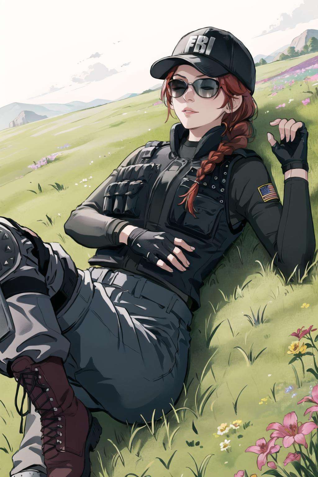 ash (rainbow six siege),  1girl,  solo by guy90 on Tensor.Art