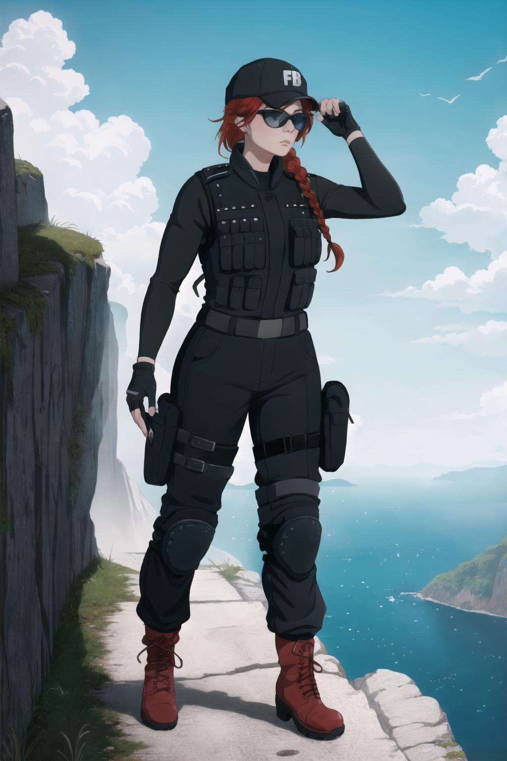 ash (rainbow six siege),  1girl,  solo by guy90 on Tensor.Art