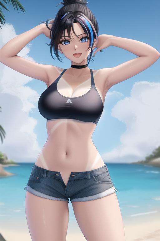 wraith (apex legends),  1girl,  arm strap by guy90 on Tensor.Art