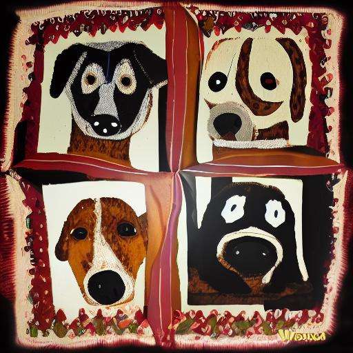 dog,  solo,  ab0rigin41 style by NextMeal on Tensor.Art