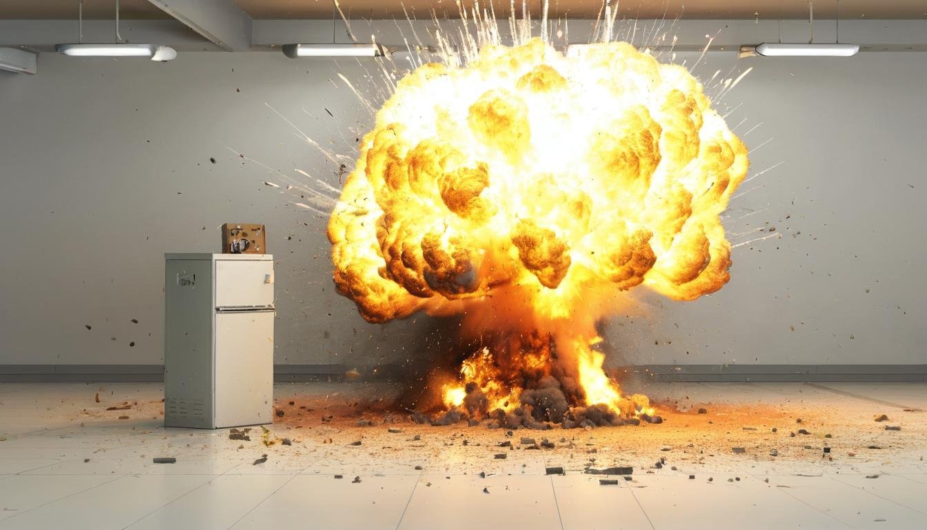 Break room ,  explosion artstyle. by Alpharius67 on Tensor.Art