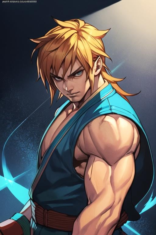 link as a street fighter game character,  hyper detailed,  digital art by aziib on Tensor.Art