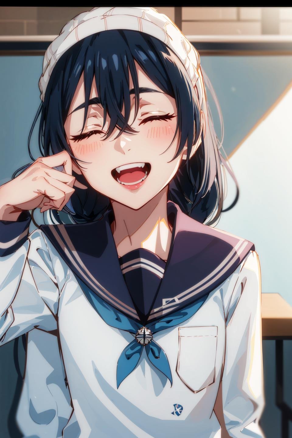 1girl,  AmanaiRiko,  open_mouth by Ttan on Tensor.Art