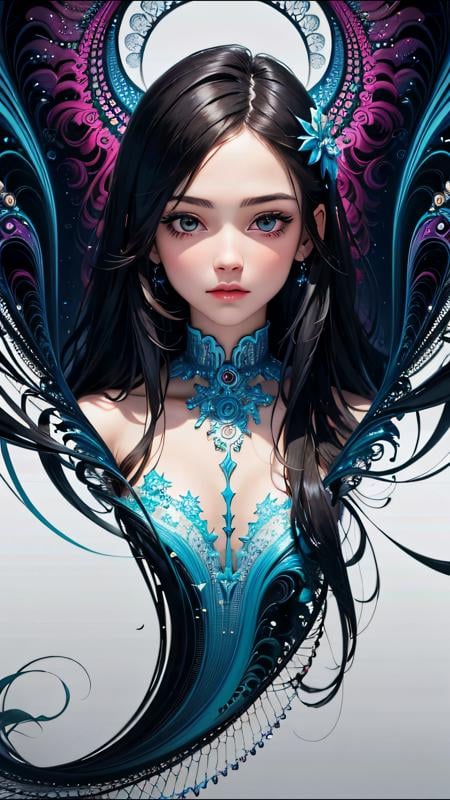 (masterpiece, top quality, best quality, official art, beautiful and aesthetic:1.2), (1girl), extreme detailed,(fractal art:1.3),colorful,highest detailed