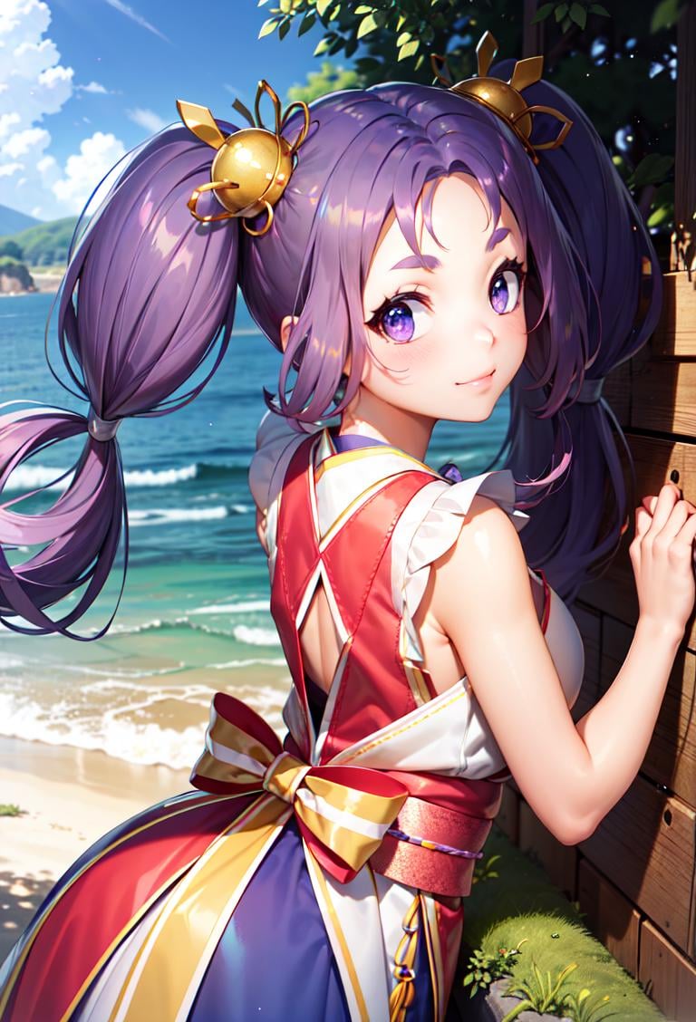 from behind,  standing(masterpiece,  best quality) by Alikku on Tensor.Art
