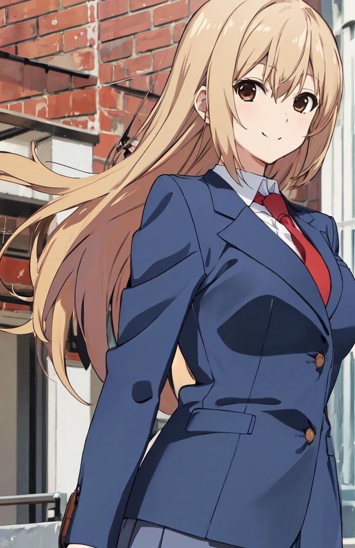 haruka,  blonde hair,  medium breasts by Ttan on Tensor.Art