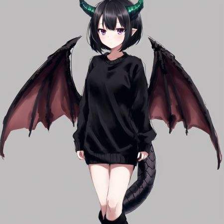 dragon horns,  ,  dragon wings by Kyle Smith on Tensor.Art