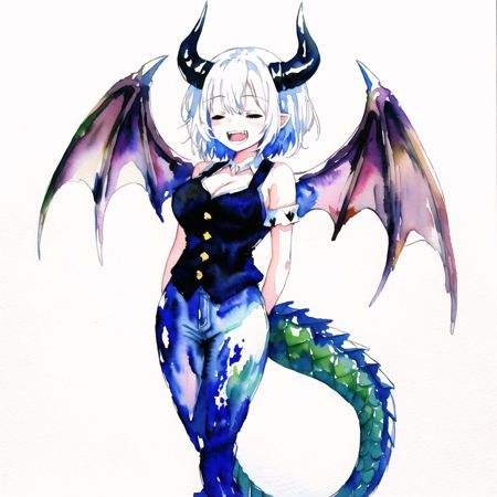 dragon horns,  ,  dragon wings by Kyle Smith on Tensor.Art