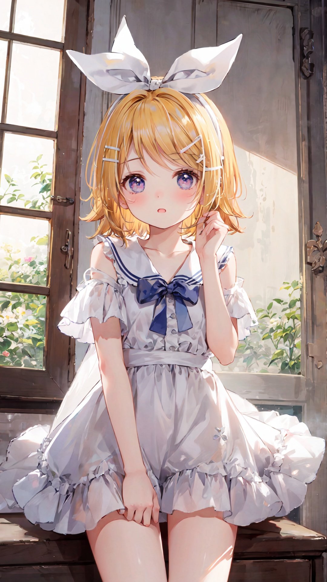 kagamine rin, 1girl,, masterpiece, best quality,