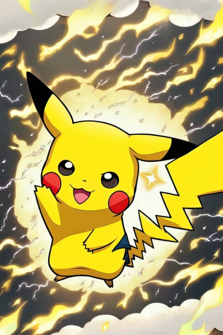 masterpiece,  best quality,  Chibi Style,  pikachu,  storm effect,  Chibi, <lora:EMS-49581-EMS:1.000000>