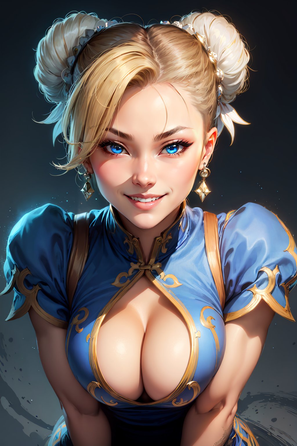 ChunLi,  naughty face,  naughty smile by King1980 on Tensor.Art
