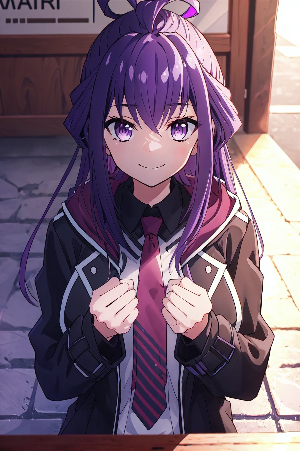 nno,  purple eyes,  purple hair by biowa on Tensor.Art