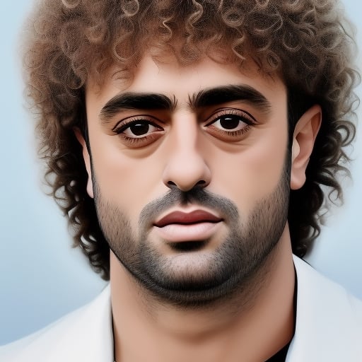 portrait of atar person, 25 years old,photorealistic, masterpiece, hyperdetailed photography man, best quality, 8k UHD, 8k, ultra detailed, closed mouth, facing viewer, smooth face, smooth lighting, portrait, photography, professional headshot, professional photography, white wall background, facing_viewer,natural face, 