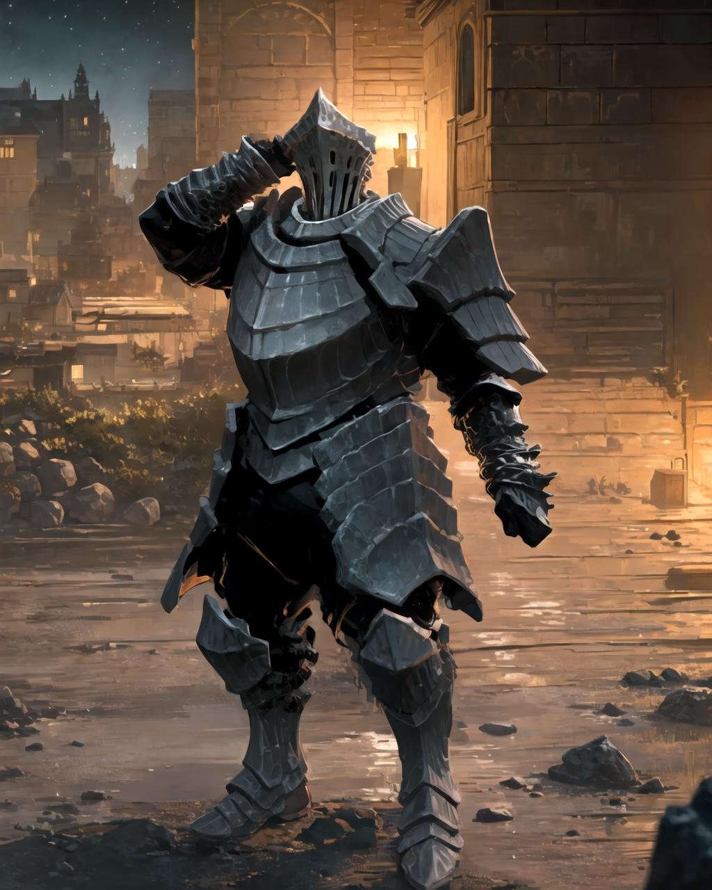 man,  standing,  knight by k.karouji on Tensor.Art