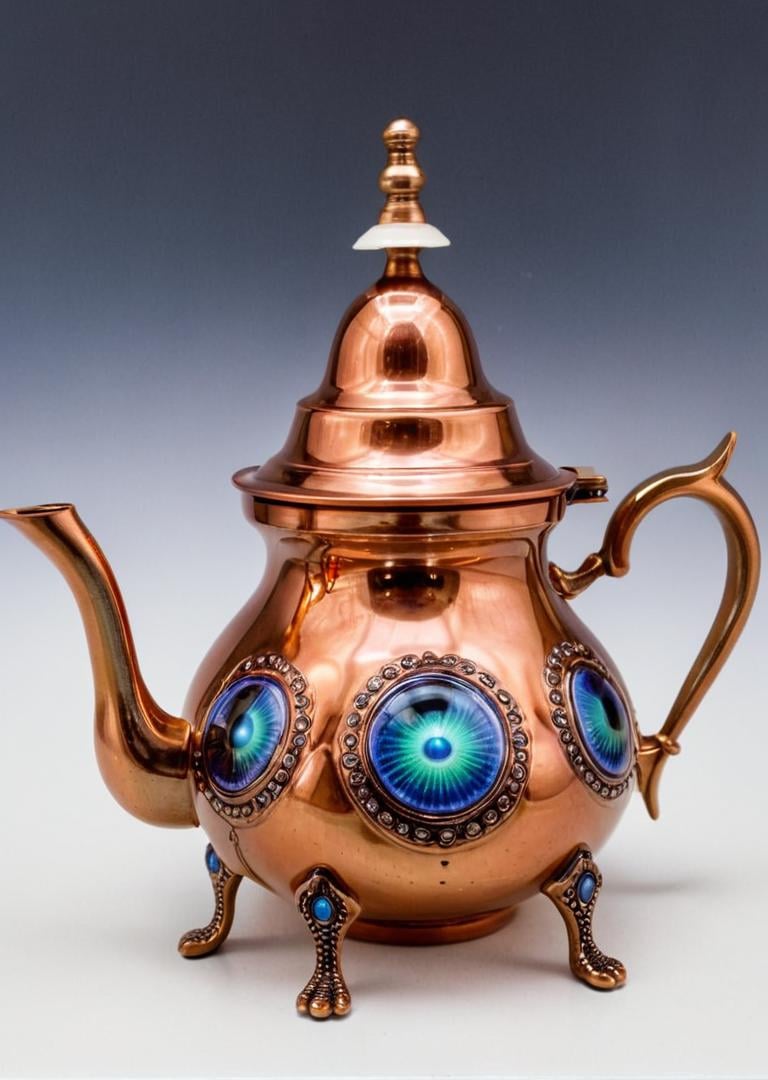 alien-themed {teapot} . extraterrestrial,  cosmic,  otherworldly on Tensor.Art