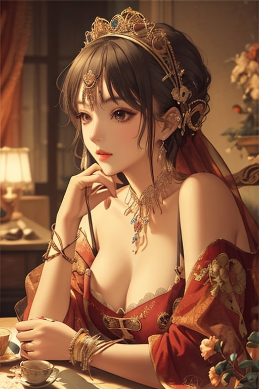 1girl, lying,jewely, <lora:tang_20230714042849-000008:1>,  <lora:As_Girl_Re9-000004:0.5>, (((masterpiece,best quality))),((good structure,Good composition,good atomy)), ((clear, original,beautiful)),