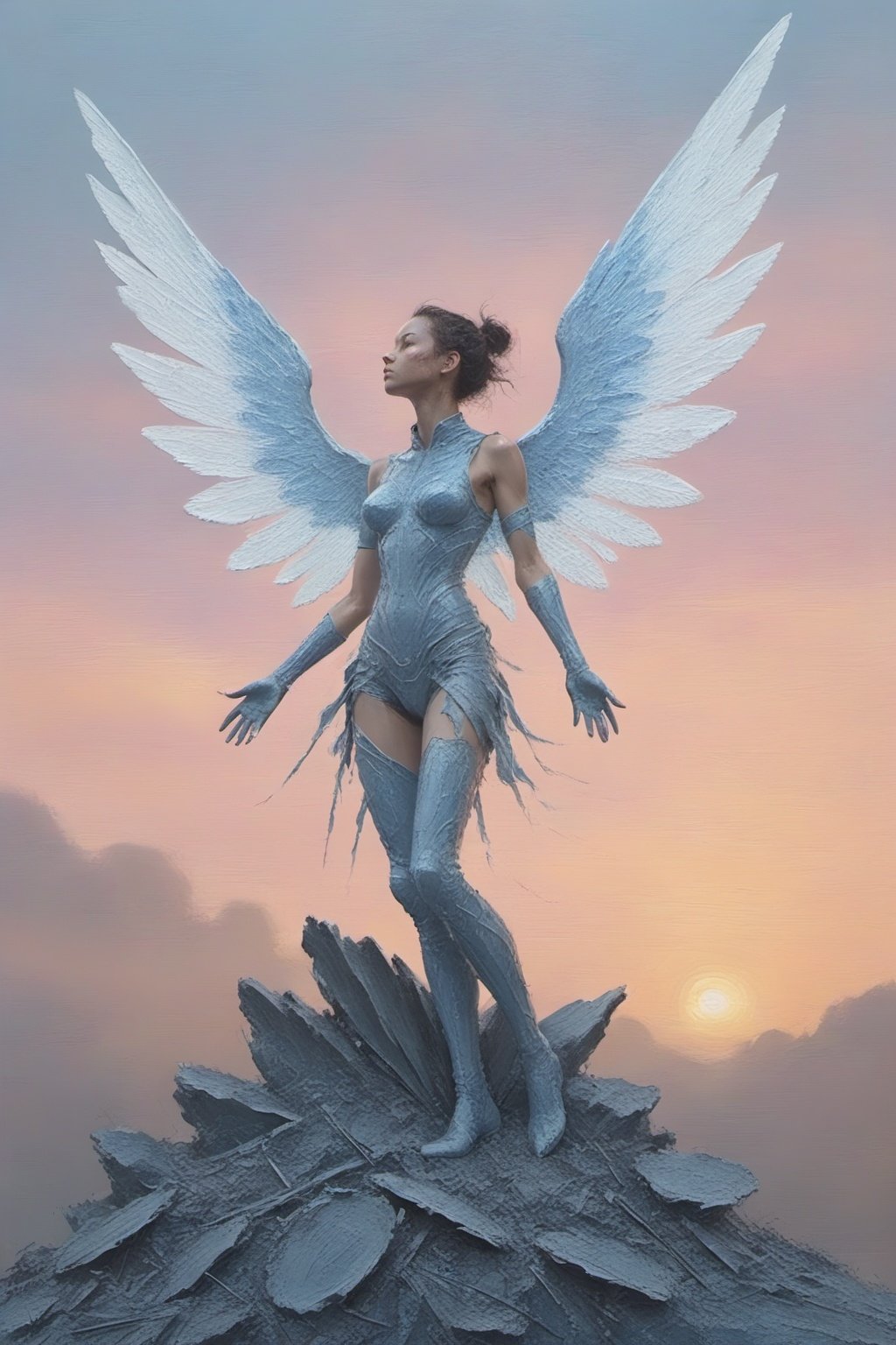 arien_angel,  full body,  dynamic posture on Tensor.Art