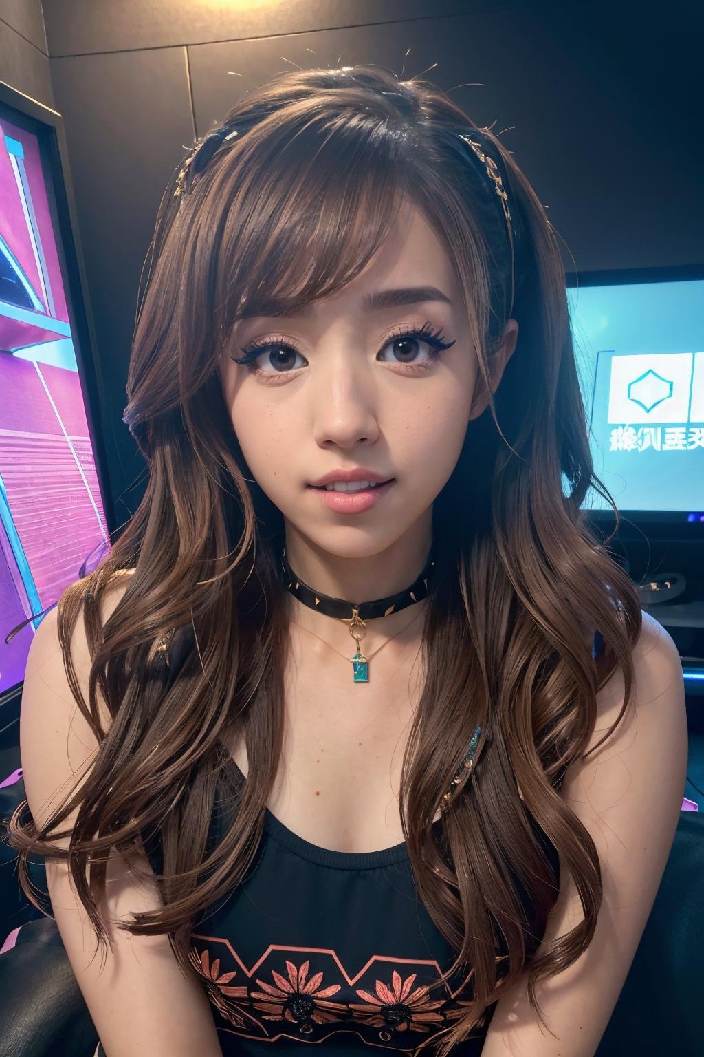 pokimane, a woman face <lora:pokimane:0.9>