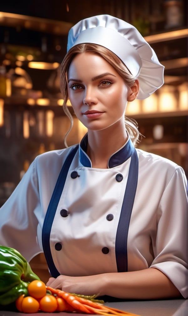 Apoplectic Sous Chef Test Kit,  a sous chef on the edge,  realistic by BooAImagery on Tensor.Art