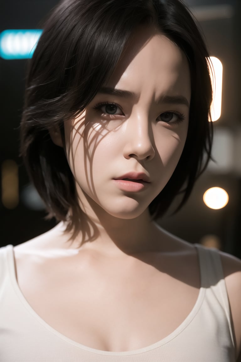 hyper realistic lifelike texture dramatic lighting unrealengine trending on artstation, award winning photo, nikon RAW photo, 8 k, Fujifilm XT3, masterpiece, best quality, realistic, photorealistic, ultra detailed, extremely detailed face,solo, 1girl, <lora:LinhDan_Lora_Chillout-000002:0.8> <lora:koreanDollLikeness:0.3> <lora:shojovibe_v11:0.3>