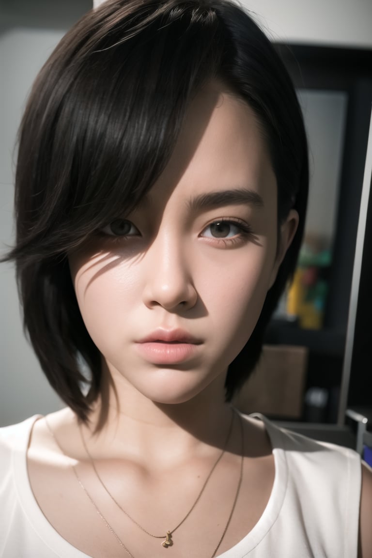 hyper realistic lifelike texture dramatic lighting unrealengine trending on artstation, award winning photo, nikon RAW photo, 8 k, Fujifilm XT3, masterpiece, best quality, realistic, photorealistic, ultra detailed, extremely detailed face,solo, 1girl, <lora:LinhDan_Lora_Chillout-000002:0.8> <lora:koreanDollLikeness:0.15> <lora:koreanDollLikeness:0.08>