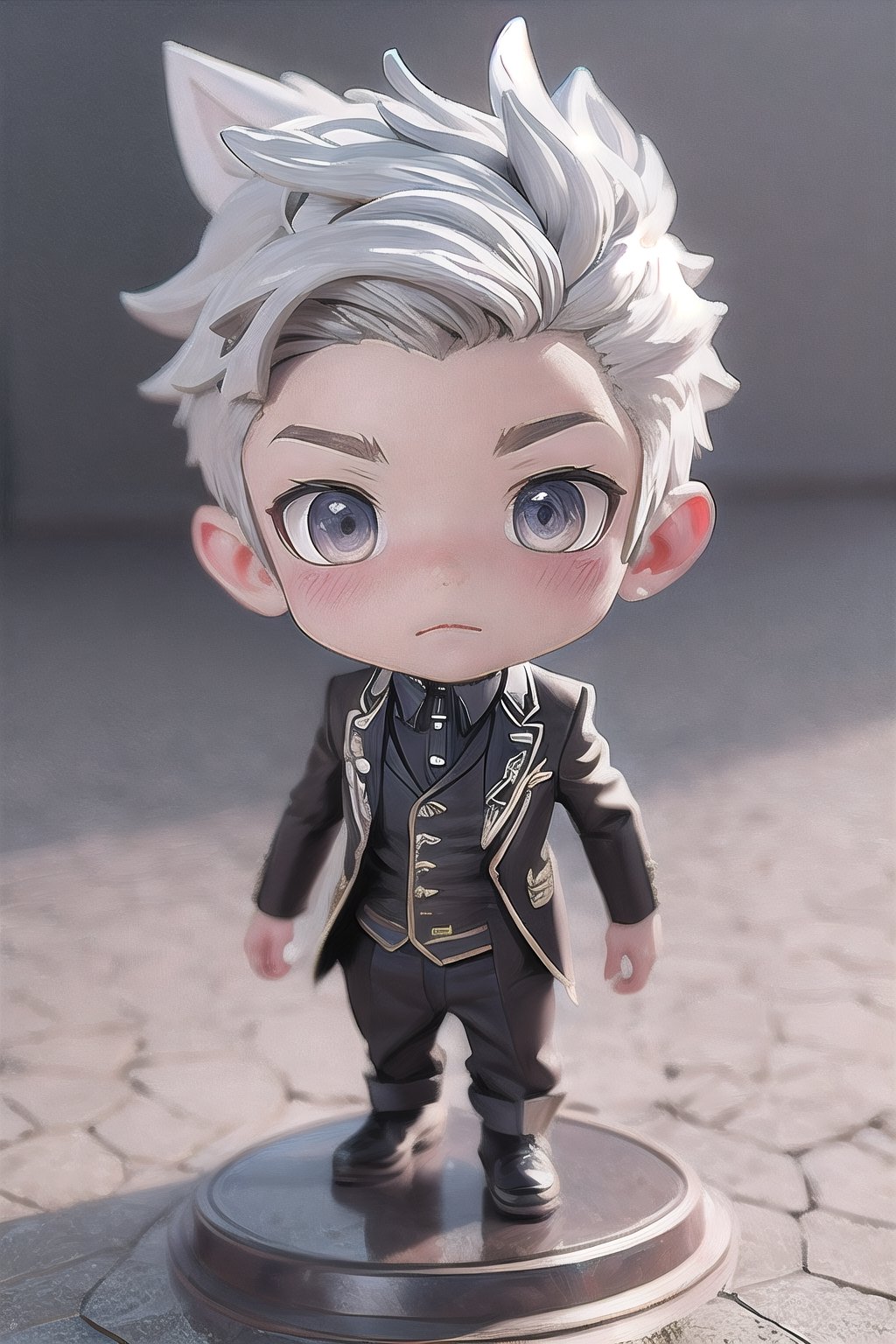 Realistic, Handsome Men, 3D Chibi Figure,3D Chibi Figure