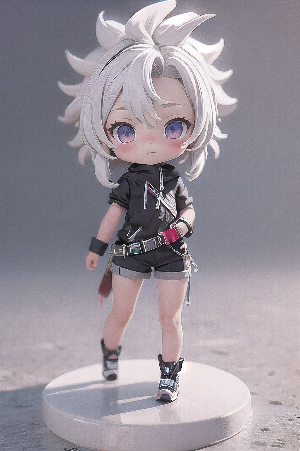 Realistic, Handsome Tomboy, 3D Chibi Figure