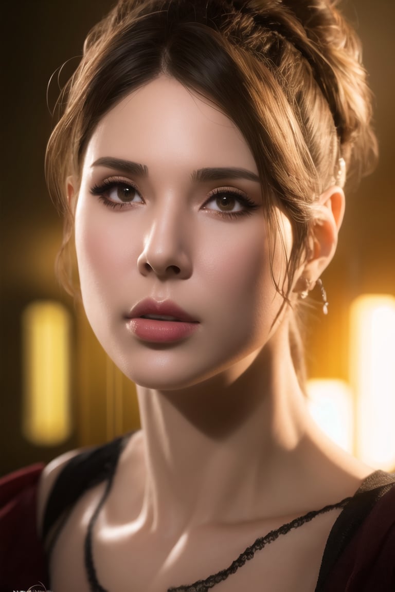 hyper realistic lifelike texture dramatic lighting unrealengine trending on artstation, award winning photo, nikon RAW photo, 8 k, Fujifilm XT3, masterpiece, best quality, realistic, photorealistic, ultra detailed, extremely detailed face,solo, 1girl,<lora:CarmanLee_Chillout:0.8> <lora:koreanDollLikeness:0.15> <lora:koreanDollLikeness:0.08>