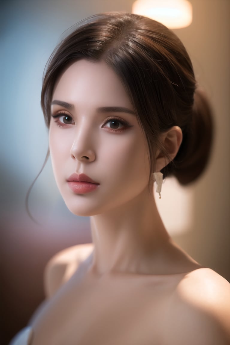 hyper realistic lifelike texture dramatic lighting unrealengine trending on artstation, award winning photo, nikon RAW photo, 8 k, Fujifilm XT3, masterpiece, best quality, realistic, photorealistic, ultra detailed, extremely detailed face,solo, 1girl,<lora:CarmanLee_Chillout:1> <lora:koreanDollLikeness:0.3> <lora:shojovibe_v11:0.3>