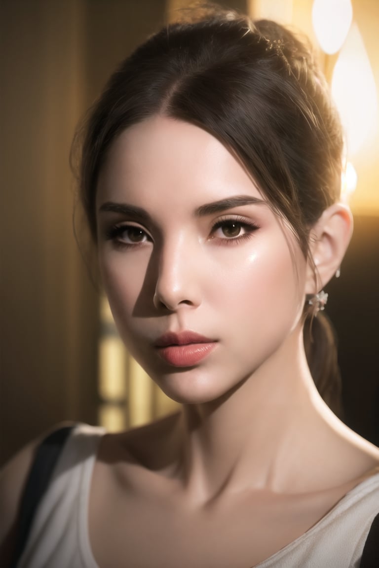 hyper realistic lifelike texture dramatic lighting unrealengine trending on artstation, award winning photo, nikon RAW photo, 8 k, Fujifilm XT3, masterpiece, best quality, realistic, photorealistic, ultra detailed, extremely detailed face,solo, 1girl,<lora:CarmanLee_Chillout:1>