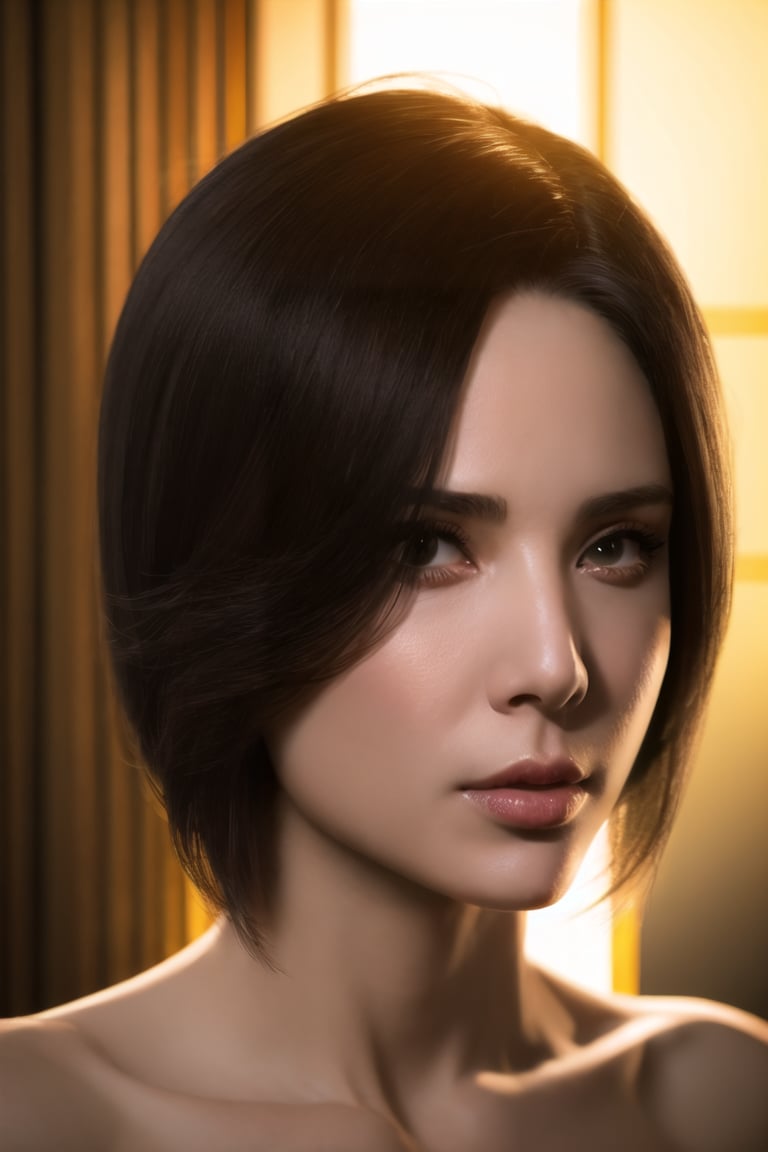 hyper realistic lifelike texture dramatic lighting unrealengine trending on artstation, award winning photo, nikon RAW photo, 8 k, Fujifilm XT3, masterpiece, best quality, realistic, photorealistic, ultra detailed, extremely detailed face,solo, 1girl,<lora:CarmanLee_Chillout:0.8>