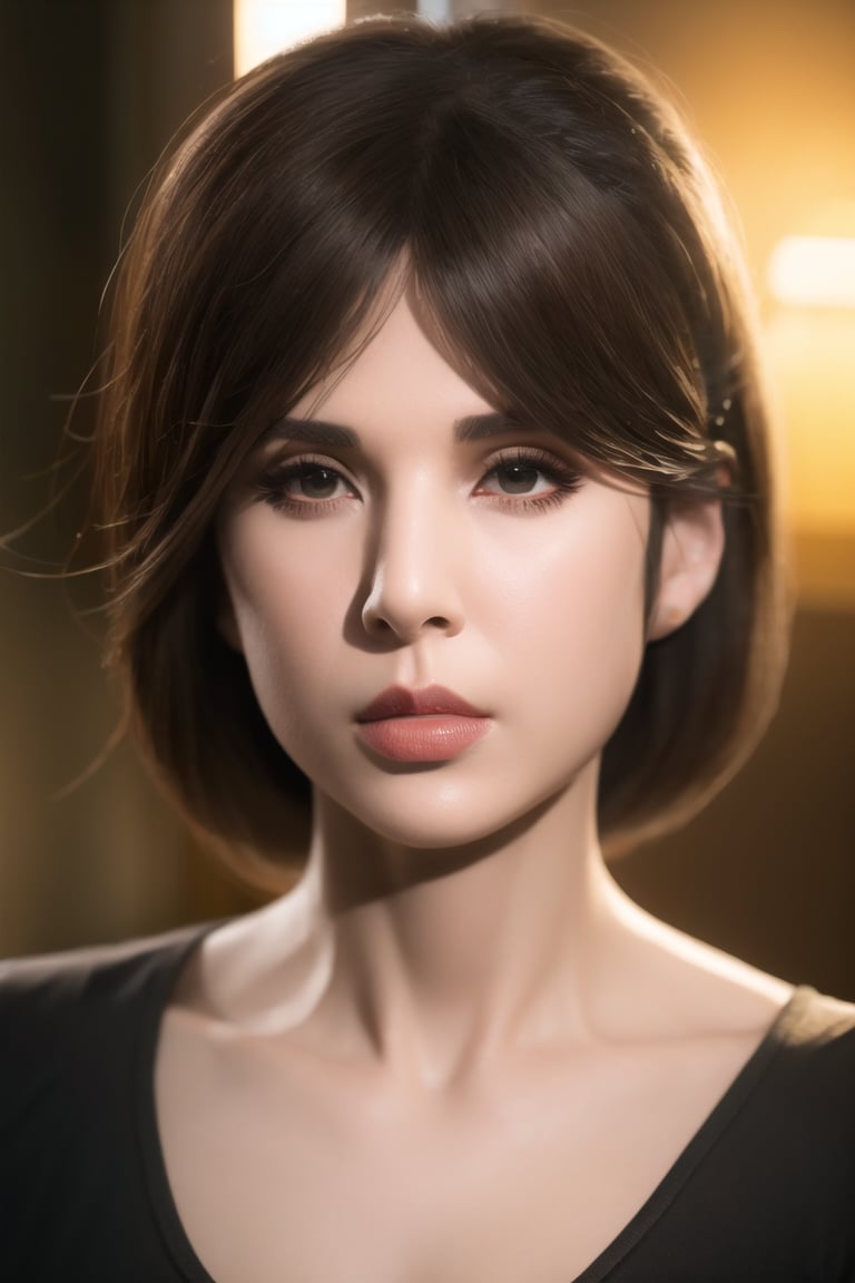 hyper realistic lifelike texture dramatic lighting unrealengine trending on artstation, award winning photo, nikon RAW photo, 8 k, Fujifilm XT3, masterpiece, best quality, realistic, photorealistic, ultra detailed, extremely detailed face,solo, 1girl, <lora:CarmanLee_Chillout:1>