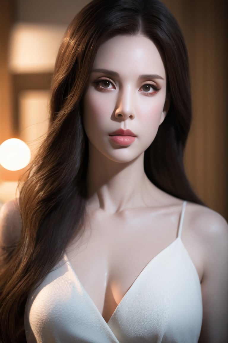 hyper realistic lifelike texture dramatic lighting unrealengine trending on artstation, award winning photo, nikon RAW photo, 8 k, Fujifilm XT3, masterpiece, best quality, realistic, photorealistic, ultra detailed, extremely detailed face,solo, 1girl,<lora:CarmanLee_Chillout:1> <lora:koreanDollLikeness:0.3> <lora:shojovibe_v11:0.3>