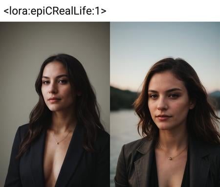 photo of a woman <lora:epiCRealLife:1>