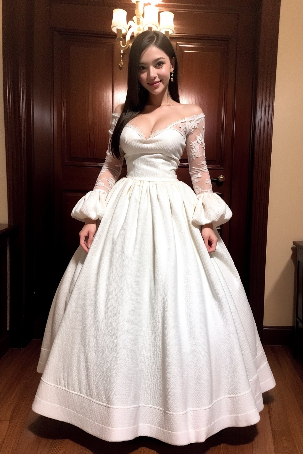 Beautiful Female,Crinoline Dress