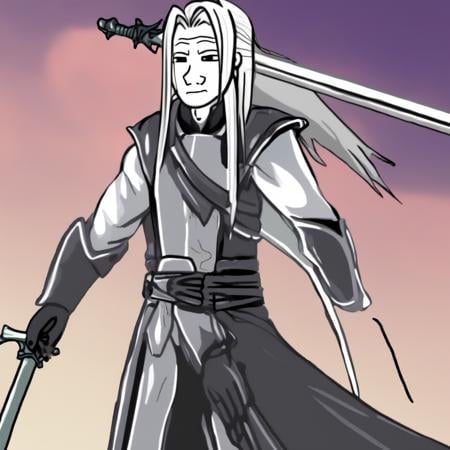 <lora:wojak_big:1>, Sephiroth, wojak