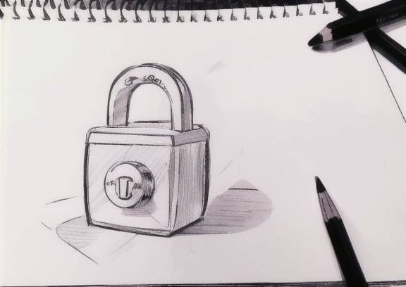 padlock inside a study,  floating details,  good drawing,  detailed,  (masterpiece: 1.2),  (sketch 2.5) pencil sketch,  traditional,  animatic,  white background,<lora:EMS-46148-EMS:0.800000>