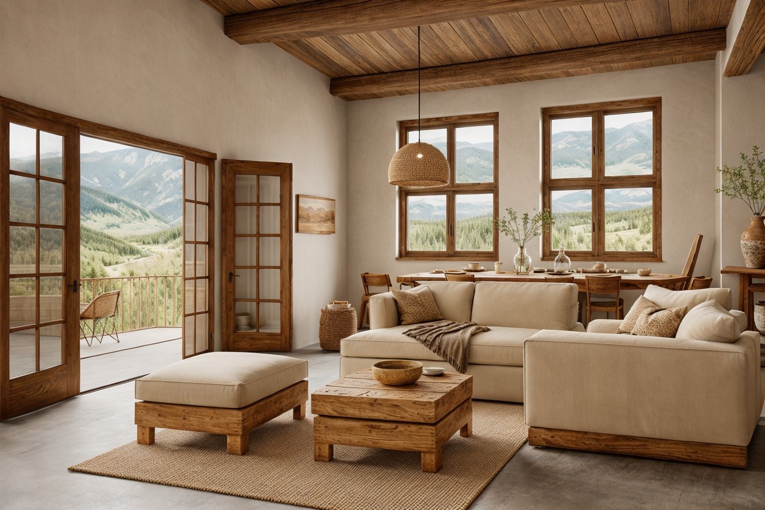 wabi-sabi livingroom interior,  wabi-sabi interior style,  design tends to be minimalist by Architech1904 on Tensor.Art