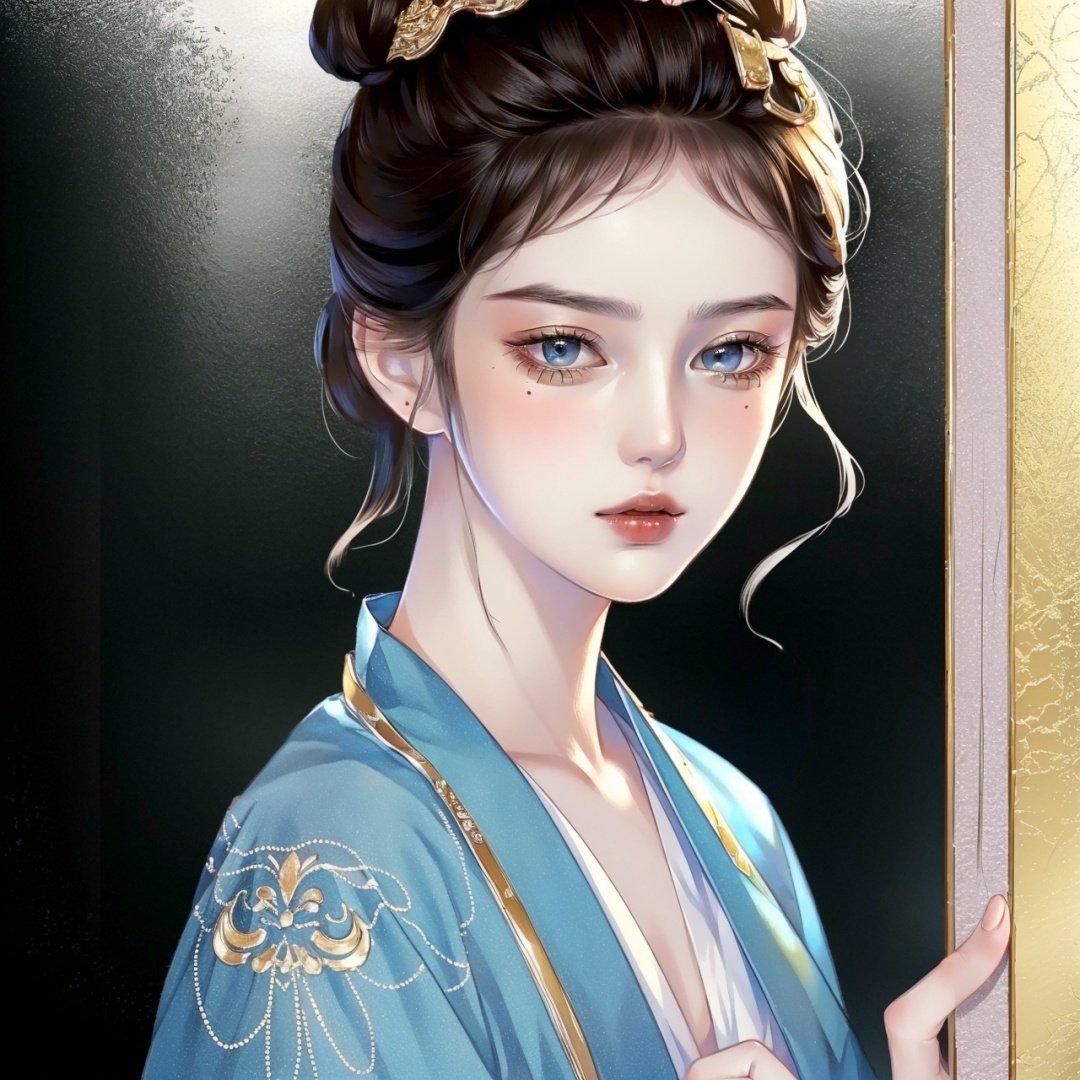 (8k, RAW photo, best quality, masterpiece:1.2),ultra-detailed, extremely detailed cg 8k wallpaper,hatching (texture),skin gloss,light persona,1girl,hanfu, <lora:1017gf-000018:0.8>