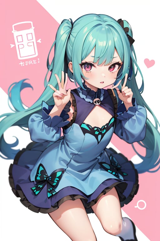 (masterpiece, best quality:1.2), 1girl, anime girl with green hair and blue dress, anime girl with teal hair, anime visual of a cute girl, mikudayo, portrait of an anime girl, anime moe artstyle, marin kitagawa fanart, young anime girl, small curvy loli, cute anime waifu in a nice dress, portrait of cute anime girl, made with anime painter studio
