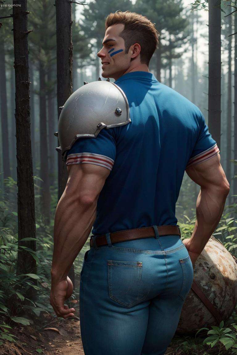 BrianBattler,  1guy,  muscular by DoctorStasis on Tensor.Art