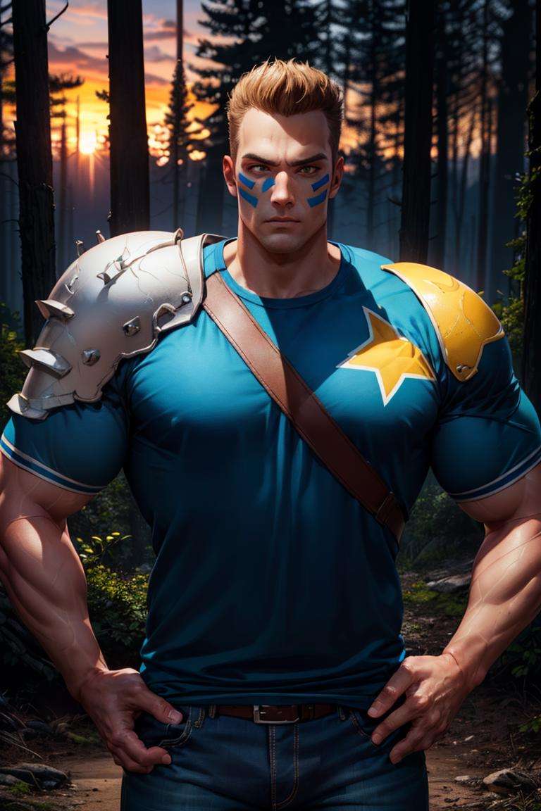 BrianBattler,  1guy,  muscular by DoctorStasis on Tensor.Art