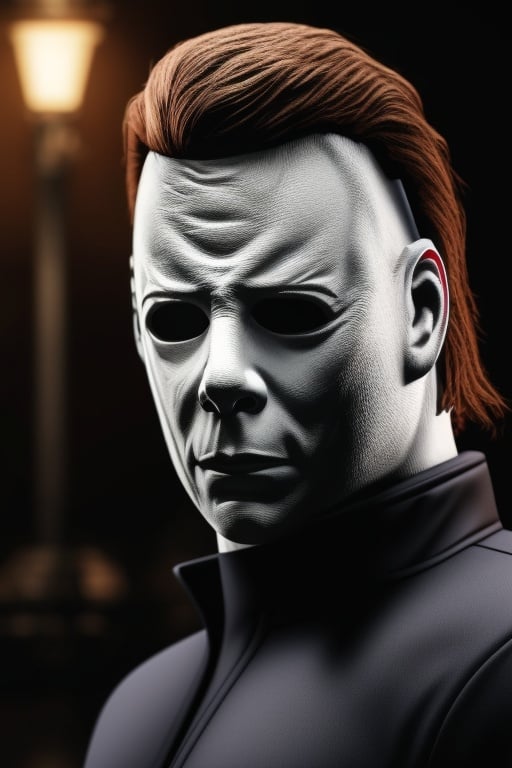 Michael Myers ,  frontal portrait,  realistic by Static-zZz on Tensor.Art